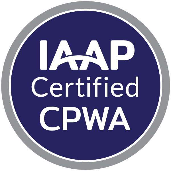 IAAP Certified Professional in Web Accessibility (CPWA) Badge
